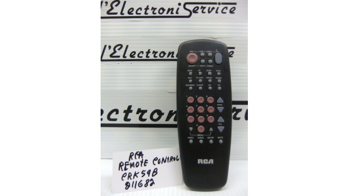 Rca  CRK59B used remote control .